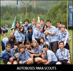 Autobuses para Scouts